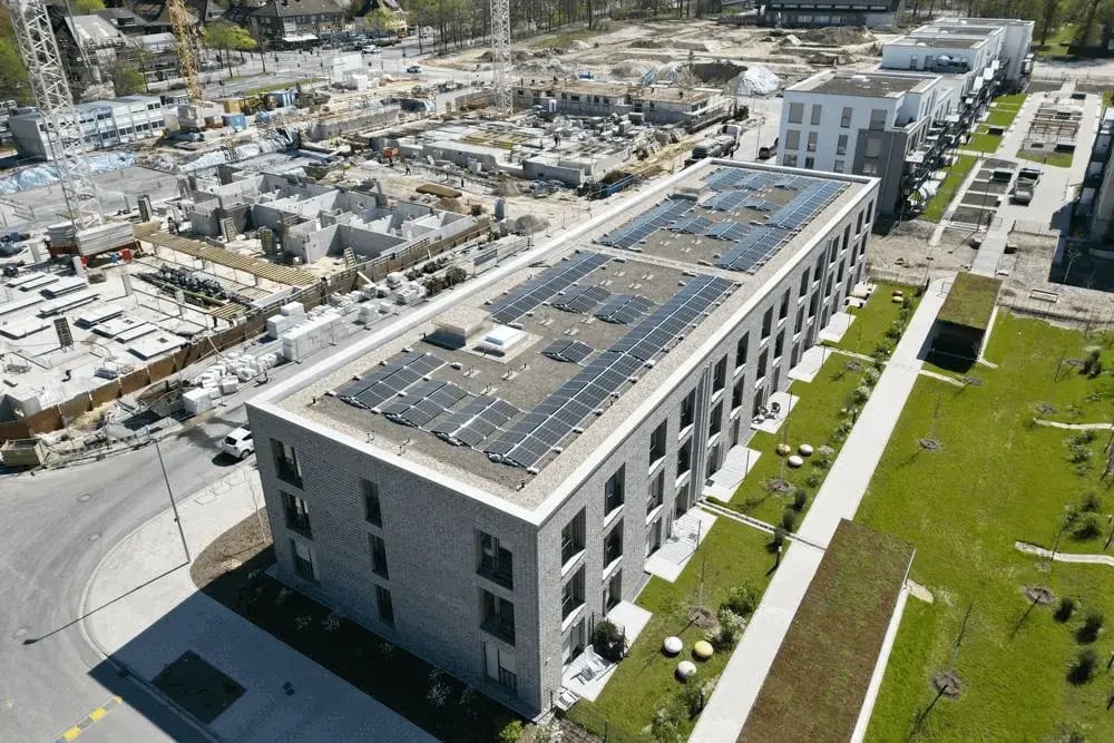 Aufnahme des Mieterstromprojekts in Münster