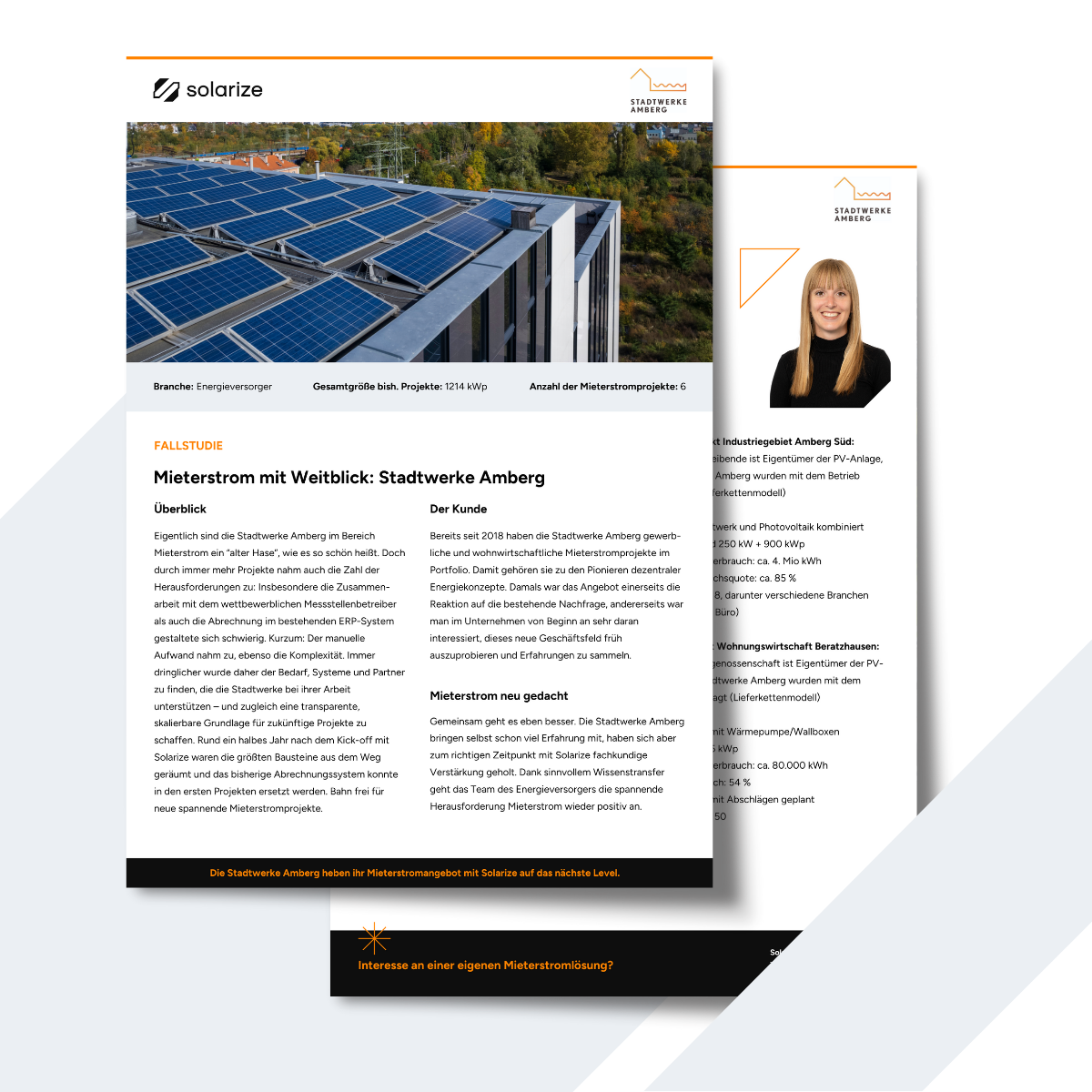 Fallstudie Mieterstrom mit Solarize und Stadtwerke Amberg
