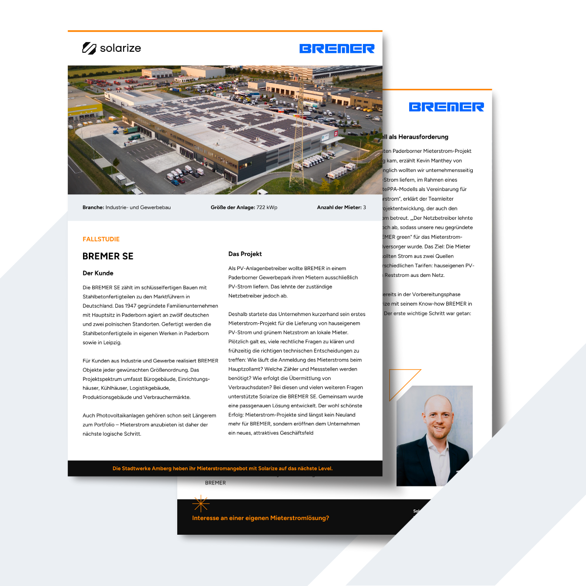 Fallstudie BREMER SE: Mieterstrom im Gewerbeareal