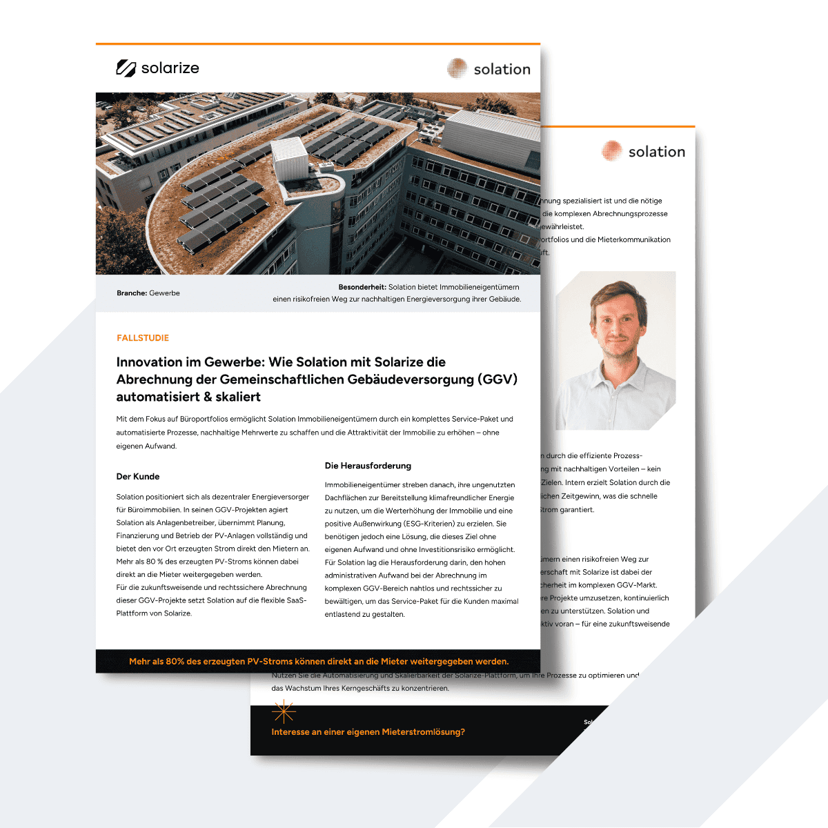 Erfahren Sie, wie Solation Immobilieneigentümern mit innovativen & automatisierten Prozessen einen risikofreien Weg zur nachhaltigen Energieversorgung ihrer Gebäude bietet!