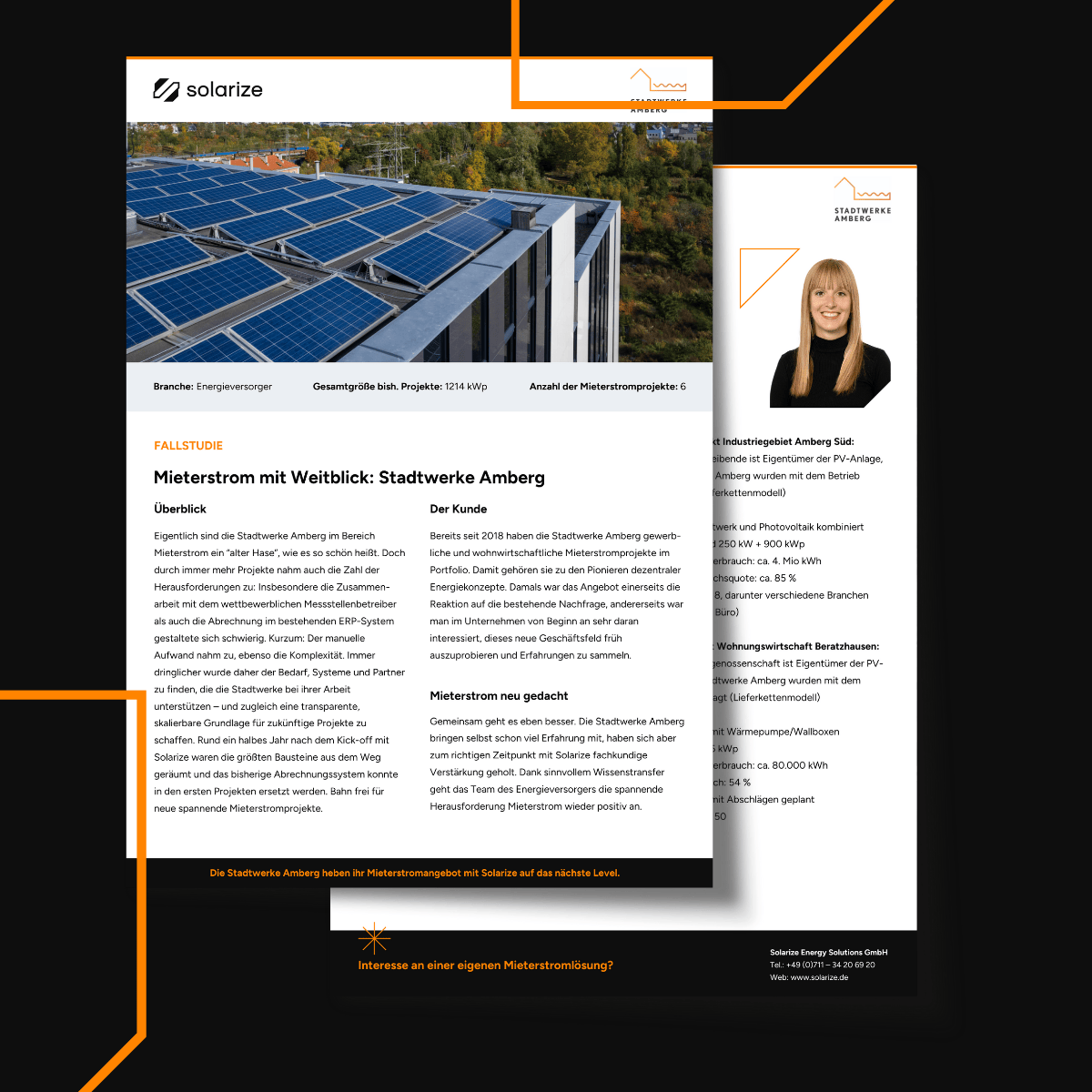 Erfahren Sie in dieser Fallstudie mehr über Mieterstrom mit den Stadtwerken Amberg und Solarize!