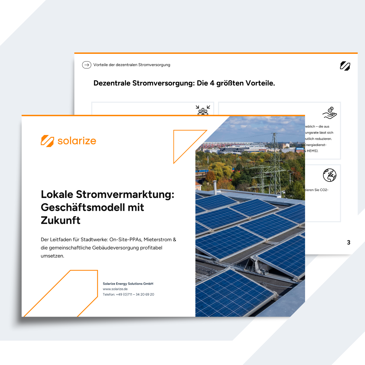 Erfahren Sie in unserem Whitepaper für Stadtwerke erfahren, wie Sie zukunftsfähige Geschäftsmodelle der lokalen Stromvermarktung wie On-Site-PPAs, Mieterstrom & die gemeinschaftliche Gebäudeversorgung profitabel umsetzen.
