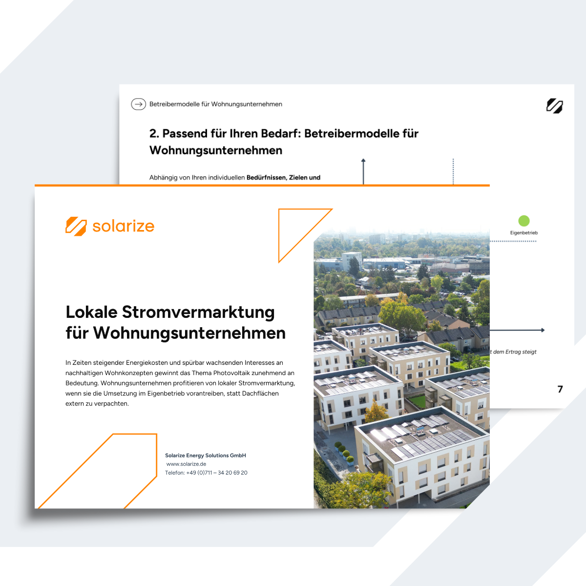 Erfahren Sie in unserem Whitepaper, wie Wohnungsunternehmen von lokaler Stromvermarktung profitieren können.